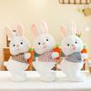 Drăguț Morcov Iepure Jucărie de Plus Păpușă Pernă Moale Iepuraș Copil Pernă Cadouri de Zi de Naștere pentru Copii Copii Însoțiți Jucării de somn Cadou pentru Fată