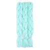 Glowing Braid Anti-slip Role Play Prop High Temperature Silk Lightweight Flashing Light Hair Extensions Dirty for Club