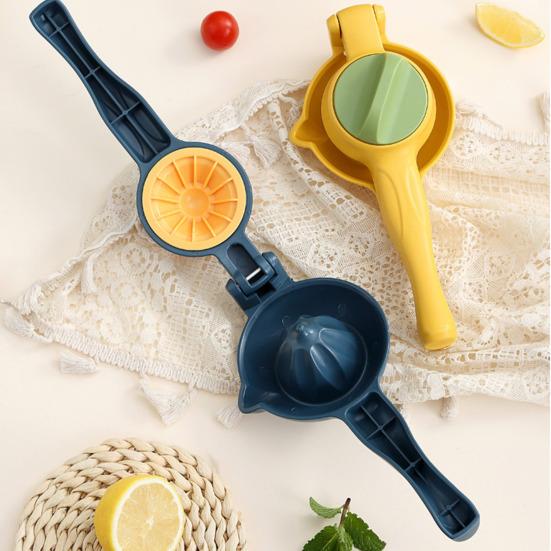 Manual Citrus Juicer with Long Handle BPA-Free Fruit Press for Lemon
