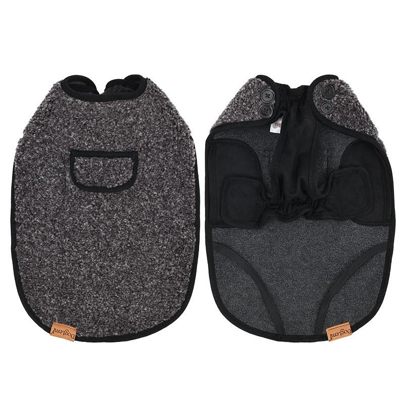 Dog Winter Warm Vest Thick Plush Sleeveless Coat Small Medium Dogs 4 Colors