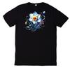 T-Shirt Frühlingsblumen Motiv BaumwolleWird in neuem Fenster oder Tab geöffnet