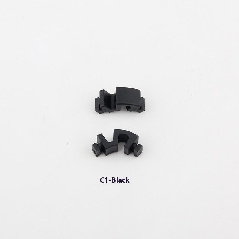 Children's Silicone Glasses Legs Glasses Arm Anti-Slip Snap-on Eyeglasses Arm Replacement Multiple Color Silicone Glasses Legs