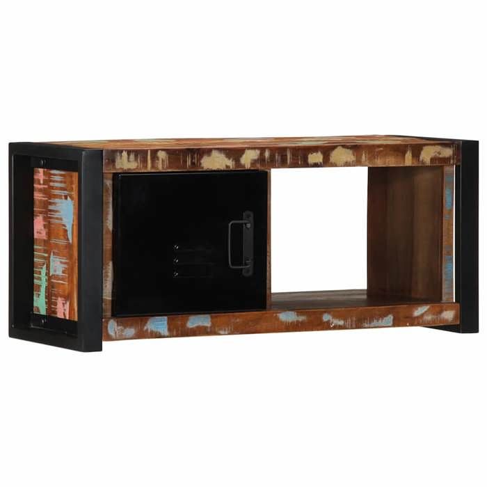VidaXL TV Cabinet 80x30x35 Cm Solid Reclaimed Wood, Tv Bench, Hifi Cabinet, Entertainment Center, Tv Buffet, Furniture 4013596