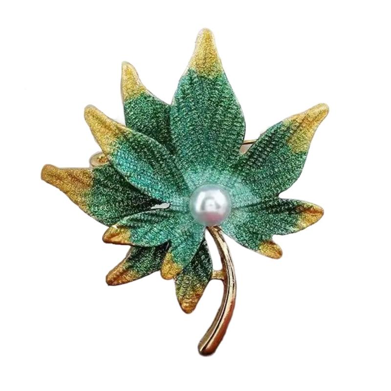 A52E Elegant Autumn Brooch Garment Accessories For Women Fashion Jewelry Gift