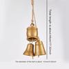 Christmas Bell Strings Pendant Gold Vintage Cow Bell Christmas Tree Decoration