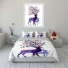 Colorful deer with antlers. Bedding sets Duvet cover sets Duvet covers Pillowcases(1 * Duvet Cover 2 * Pillowcases without duvet insert)