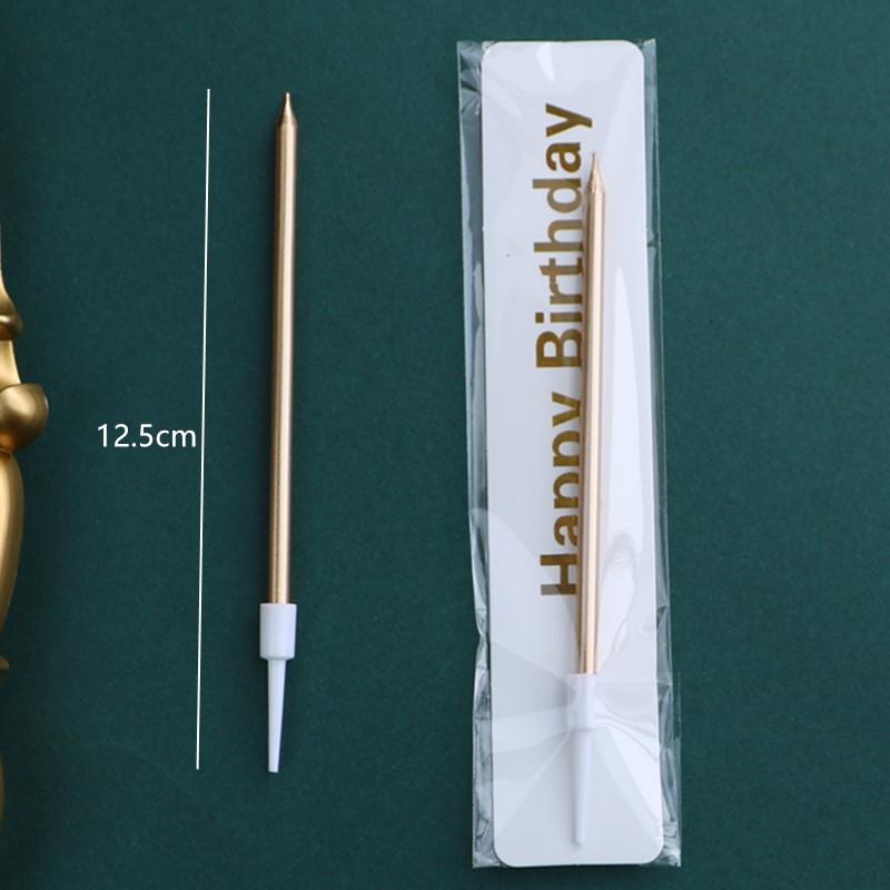 50 Gold and Silver Number Candle Cake Toppers - Individually Boxed Party Decorations