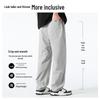 Mark Fairwhale Men's 2025 Summer Loose Breathable Curved-Leg Straight Casual Pants