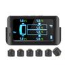 Car Truck TPMS Tire Pressure Monitor System USB/Solar Charging+6 External Sensor