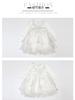 White Tulle Dress for Girls, Ages 2-7 - Spring/Autumn Flower Girl Dress