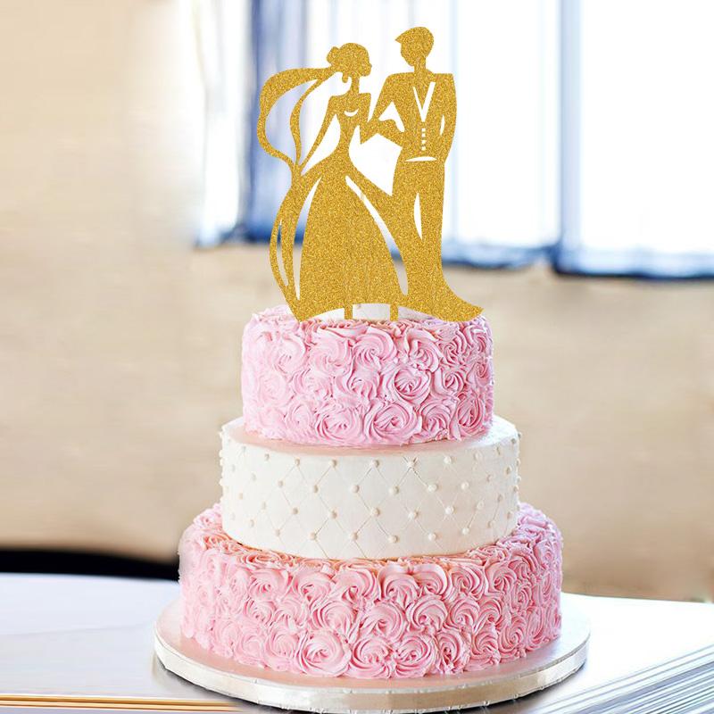 Valentinstag Backen Kuchen Dekoration Zubehör Papier Kuchen Topper Hochzeitstorte Topper