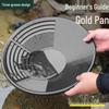 Large Manual Gold Panning Pan with Hand-Crank for Sand Washing