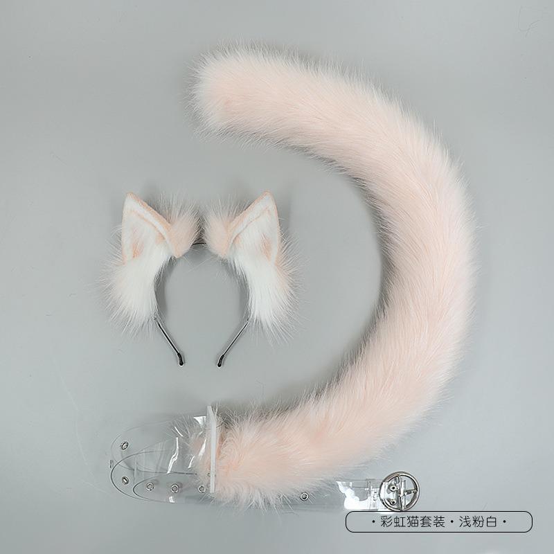 Handmade Animal Ears Headband Olita Headgear Cat Ears Fox Plush Hairpin Hair Accessories Handmade Imitation Animal Ears