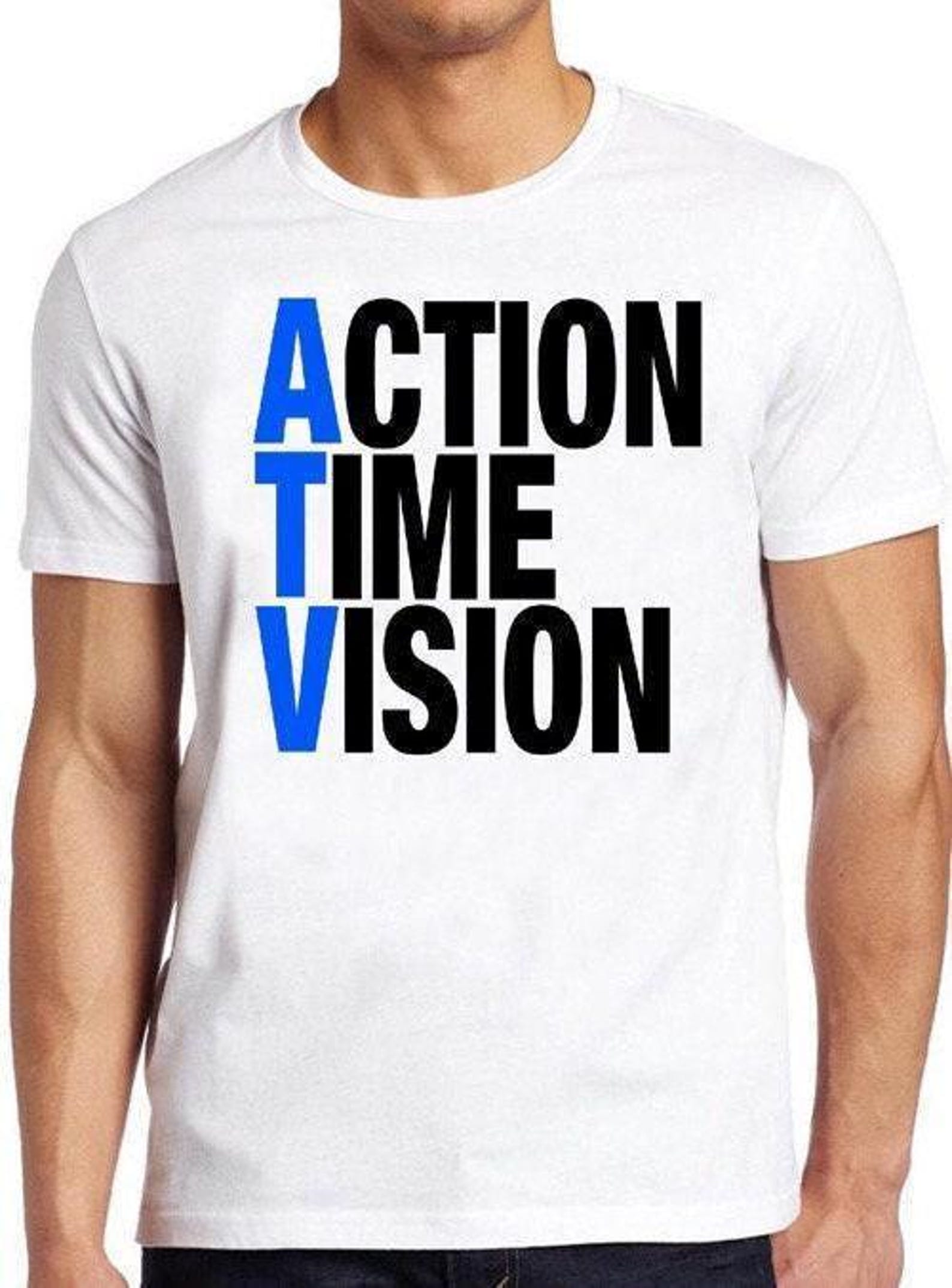 Alternative TV T Shirt B1918 Action Time Vision Box Set Retro Cool Top Tee L