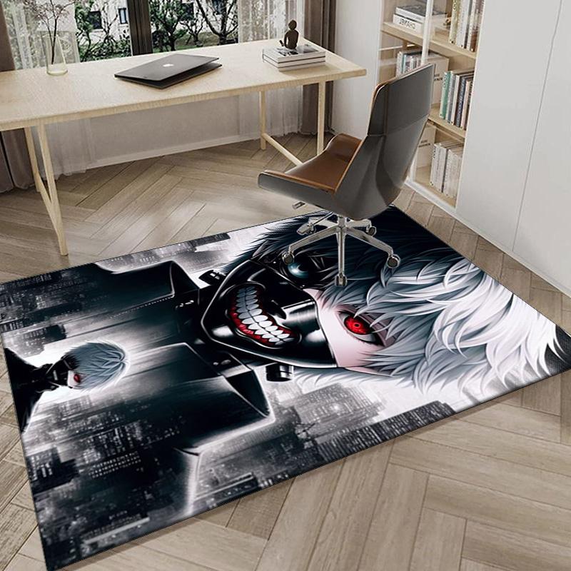 Tokyo Anime Artwork Carpet, Chair Rug,Rug for Office Bedroom Living Rooms, Doormat Decor Fan Gift Christmas Gift