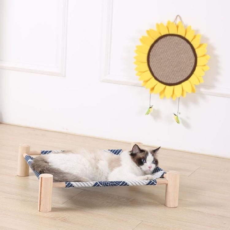 Washable Cat Hammock Bed Seat Cushion Elevated Bed Detachable Replaceable Cloth