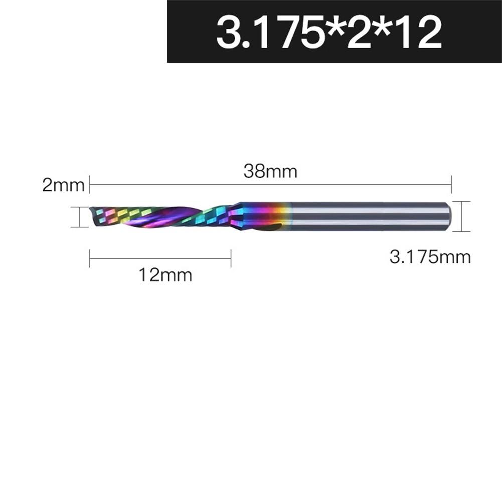 Carbide End Mill Milling Cutter Woodworking Tool Versatile Use