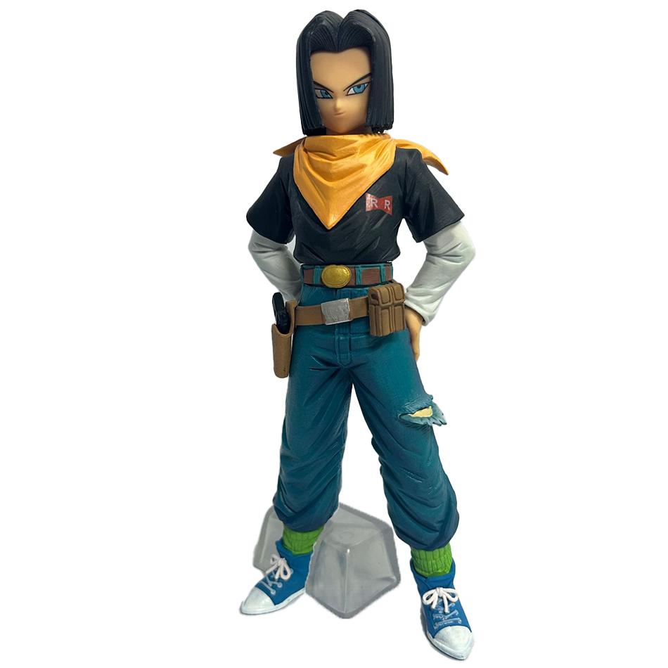 New 23.5CM Anime Android 17 18 Figure Android 18 PVC Action Figures Collection Model Toys for Children Christmas Gift