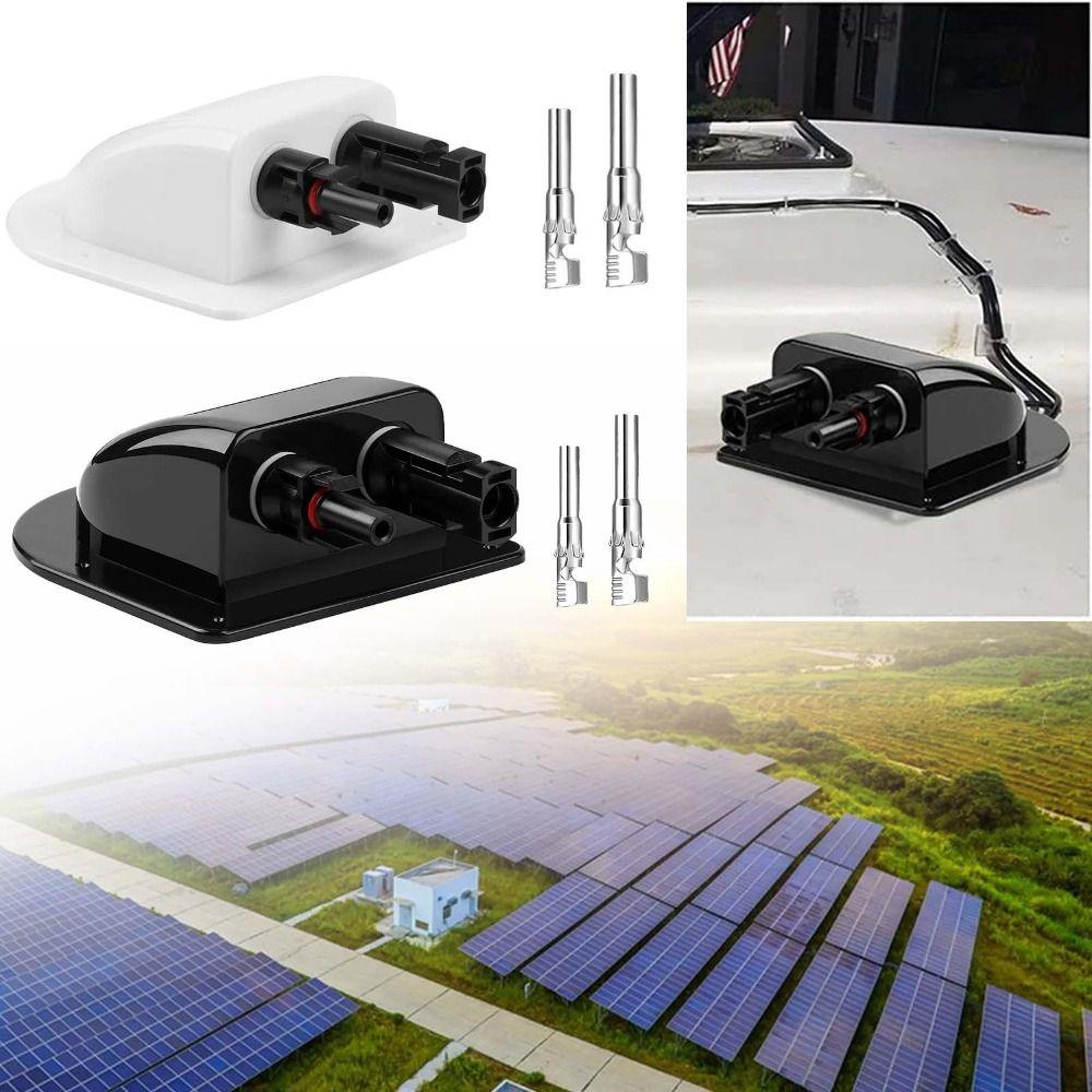 Durable Solar Panel Sealing Box ABS Cable Entry Gland RV Waterproof Box