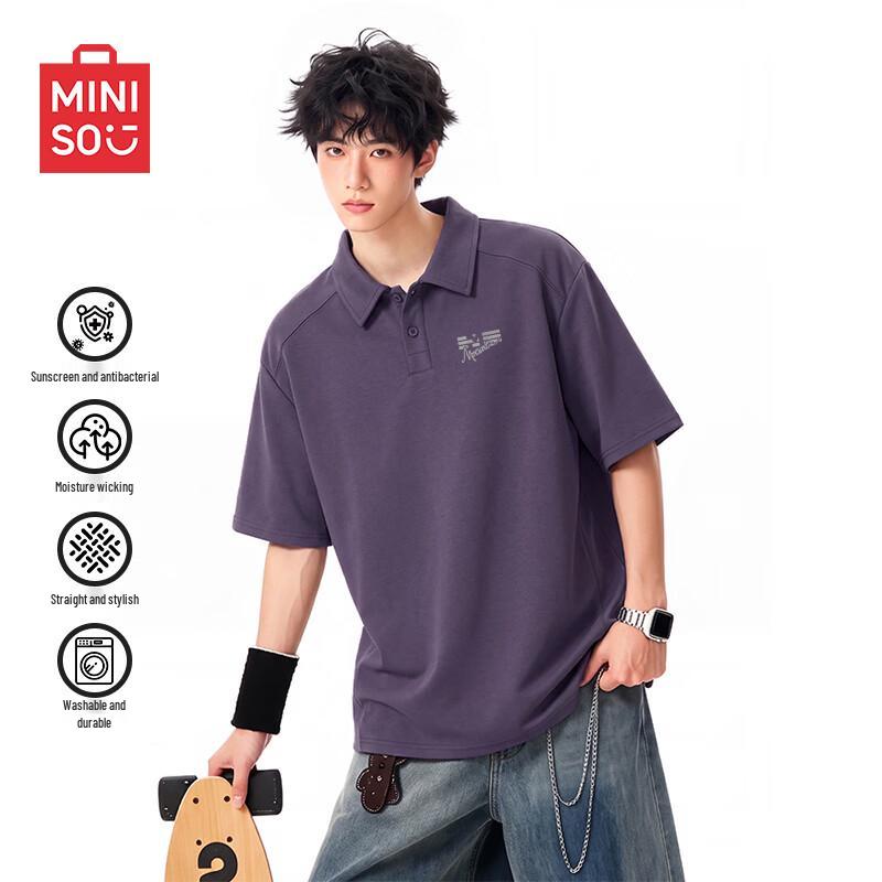 MINISO Men s Quick-Dry Breathable Polo Shirt XL