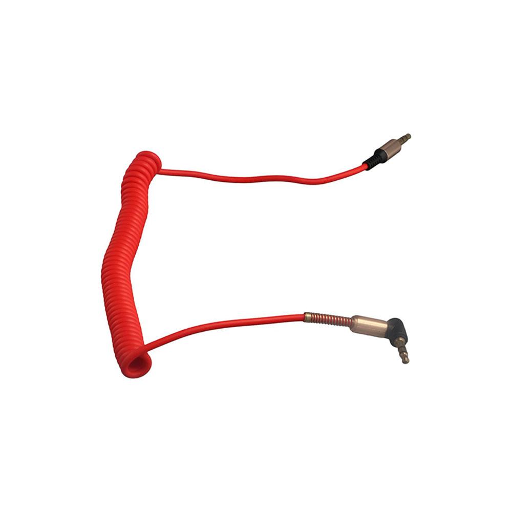 Cable Gold-plated Plug Male To Male Stretch Stereo Aux Cable Car Aux Cord Audio Wire Audio Cable