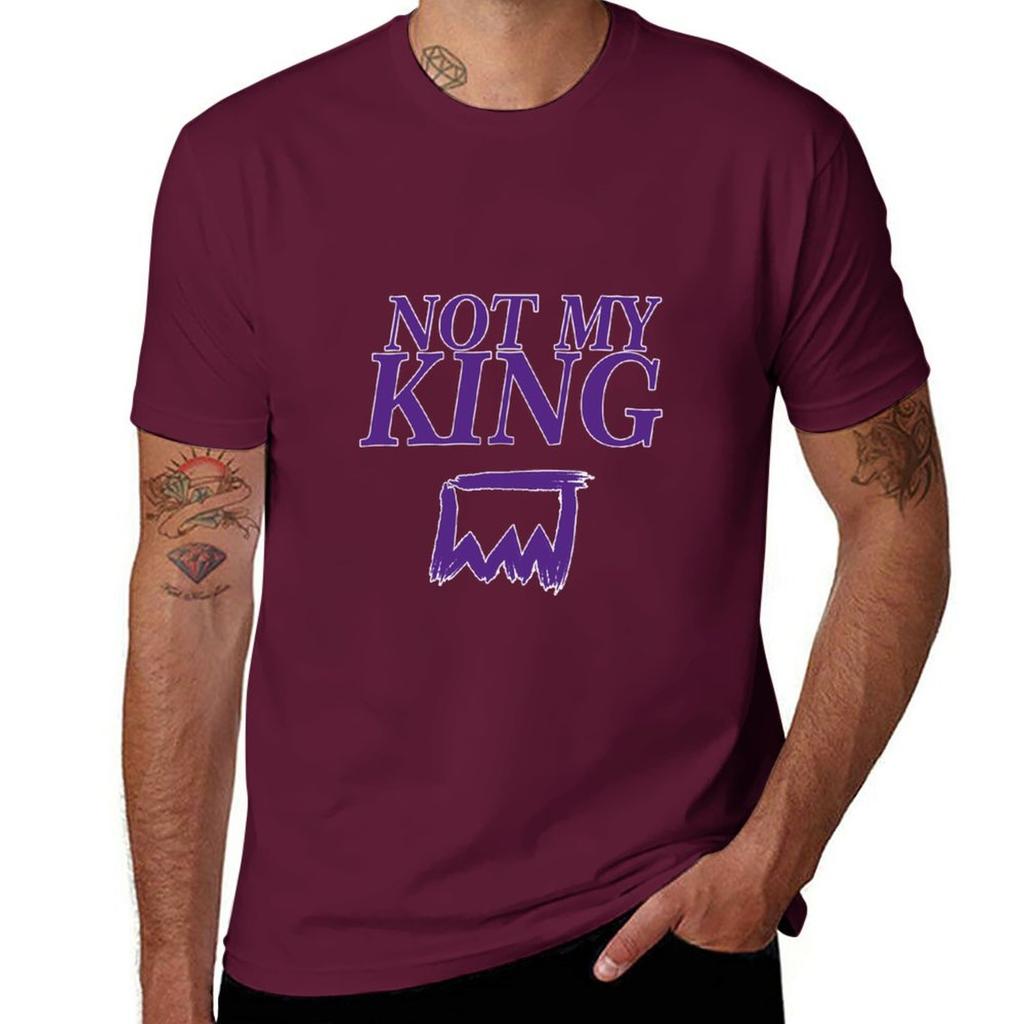 Not My king TShirt korean fashion summer tops mens clothes