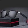 Gafas de sol polarizadas clásicas para hombre y mujer, diseño de marca, gafas de sol con montura cuadrada para conducir, gafas masculinas UV400
