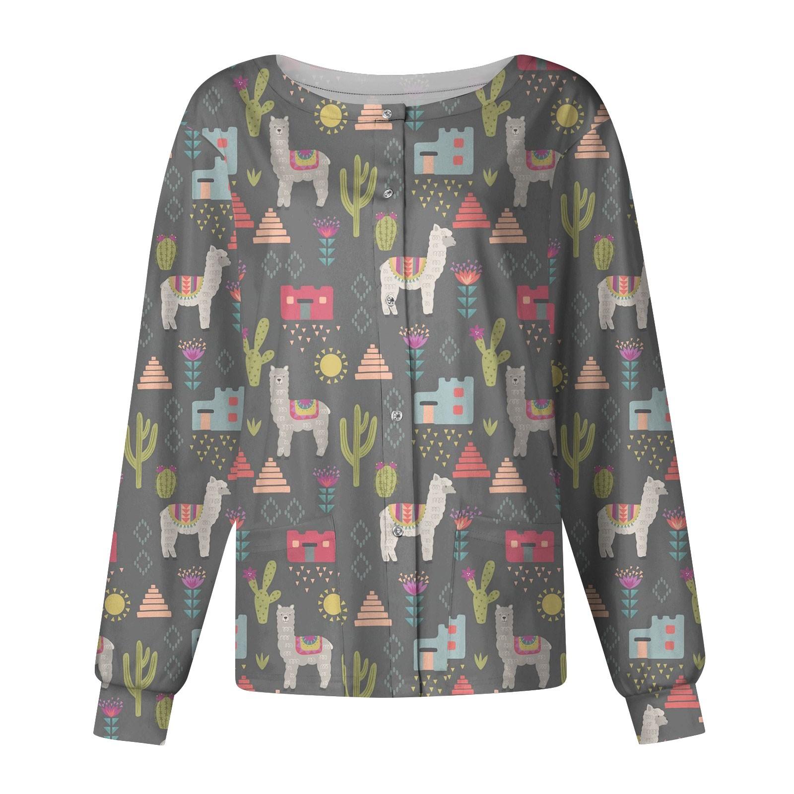 

Женский однобортный защитный комбинезон с длинным рукавом и карманом, рабочий воротник-стойка, кардиган, куртка, топ S