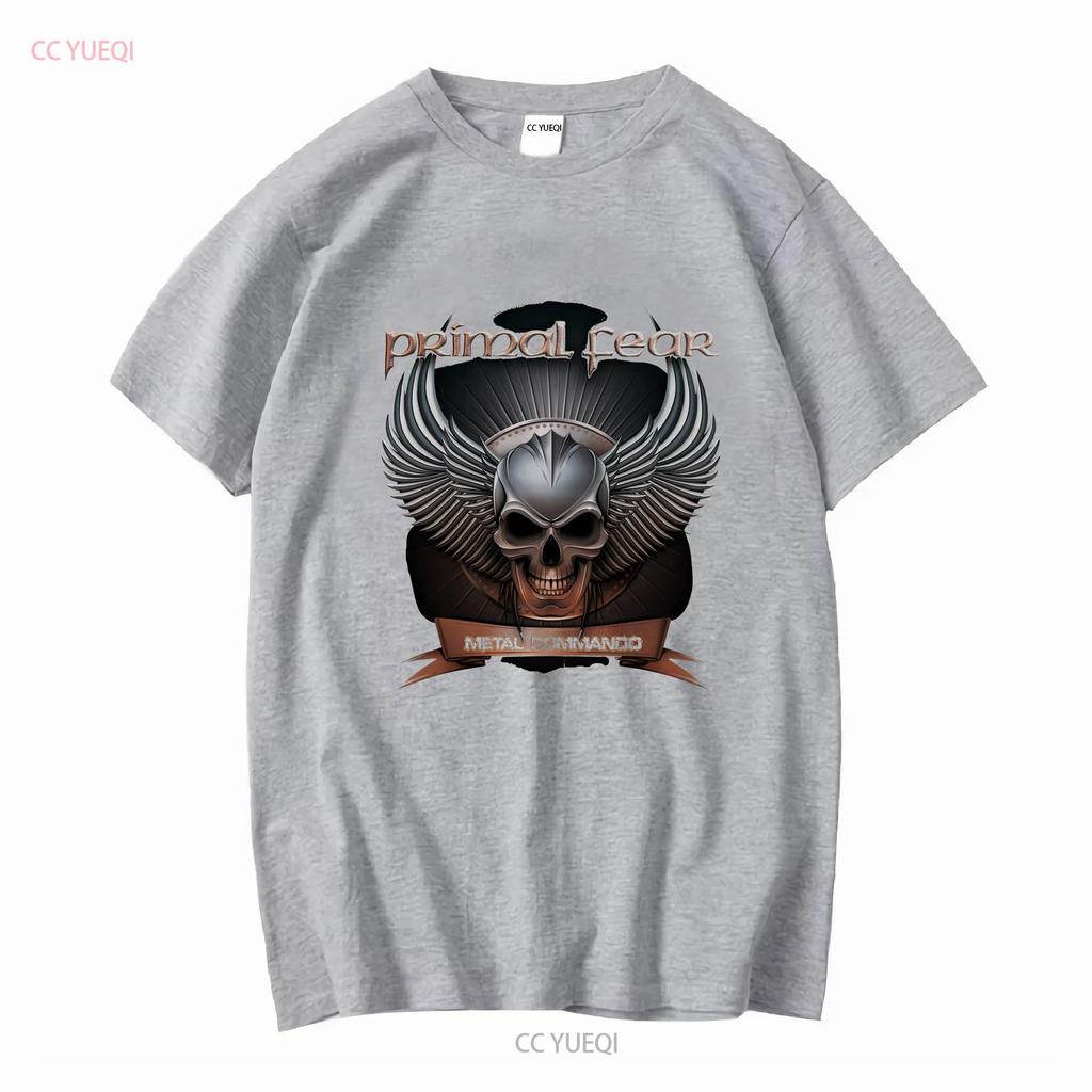 Primal Fear Metal Commando Schweres Band T-Shirt vintage gewaschen Leicht atmungsaktiv Mann Lässig Dehnbar Unisex Bequem