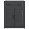 Sideboard Black 66 x 34.5 x 87 cm Particleboard