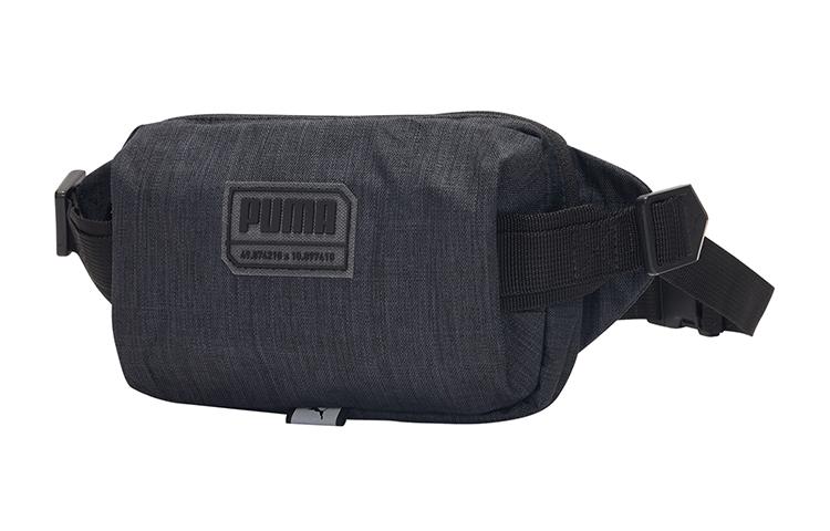 PUMA Fabric Shoulder Bag, Crossbody Bag, Fanny Pack Regular Unisex Gray Black 078043-01