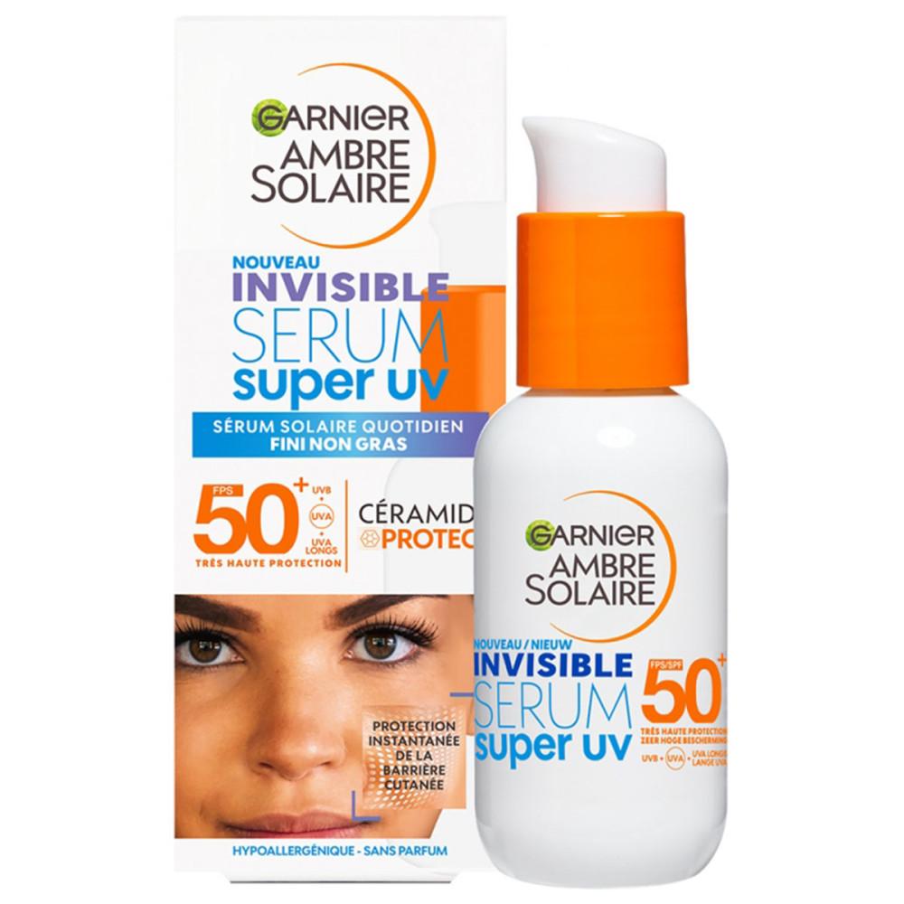 Garnier - Sérum Super UV Invisible Ambre Solaire SPF 50+ -