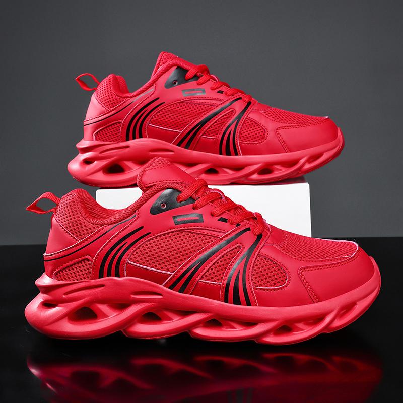 Spring New Men'S Low Cut Fashionable Sports Shoes Outdoor Lightweight And Breathable Casual Shoes Creative Design Walking Shoes