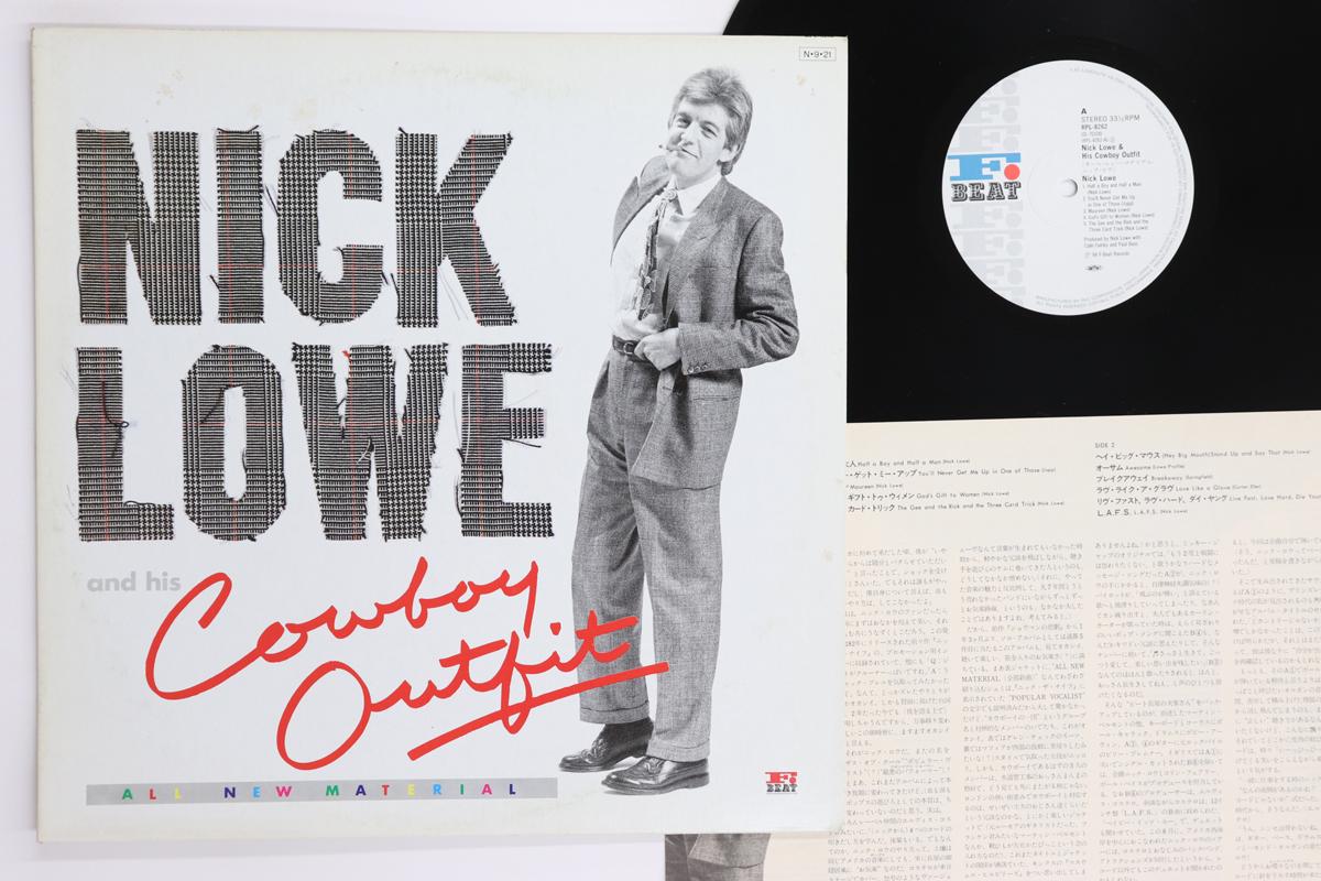 

LP Record NICK LOWE Nick Lowe And His Cowboy Outfit RPL8262 F BEAT 1984 Japan Rock Used