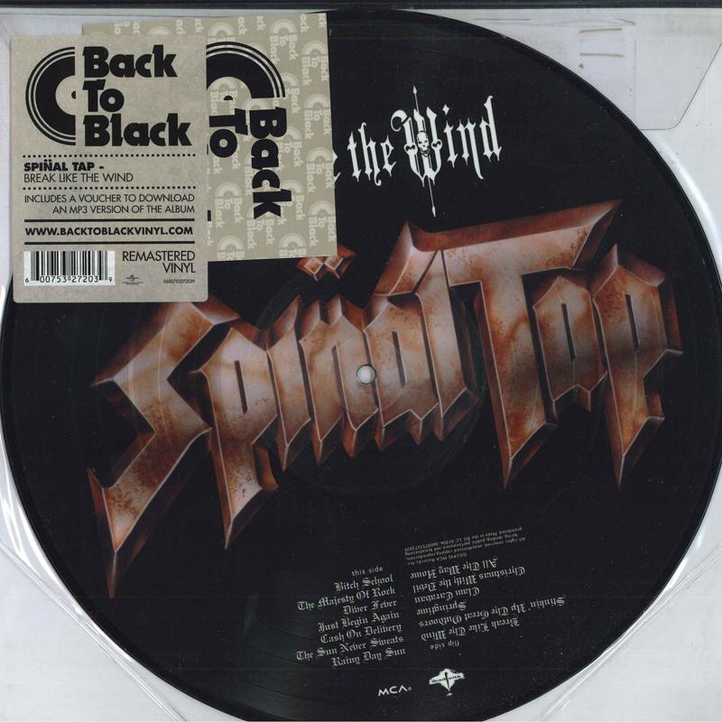 

LP Record SPINAL TAP - Break Like The Wind 0600753272039 MCA Records 2010 UK Rock