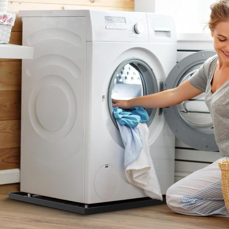 Flexible 32x30 Inches Water Resistant Rubber Container For Laundry Appliances To Hold Leaks And Spills