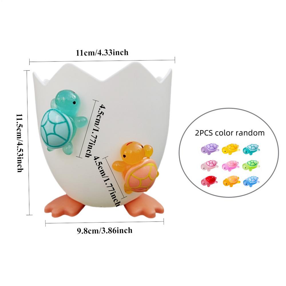 

Уникальный горшок для яиц Горшок для суккулентов Милые вазы для цветов из яичной скорлупы С кашпо для суккулентов-черепашки Декоративный цветочный горшок Растение яичная скорлупа