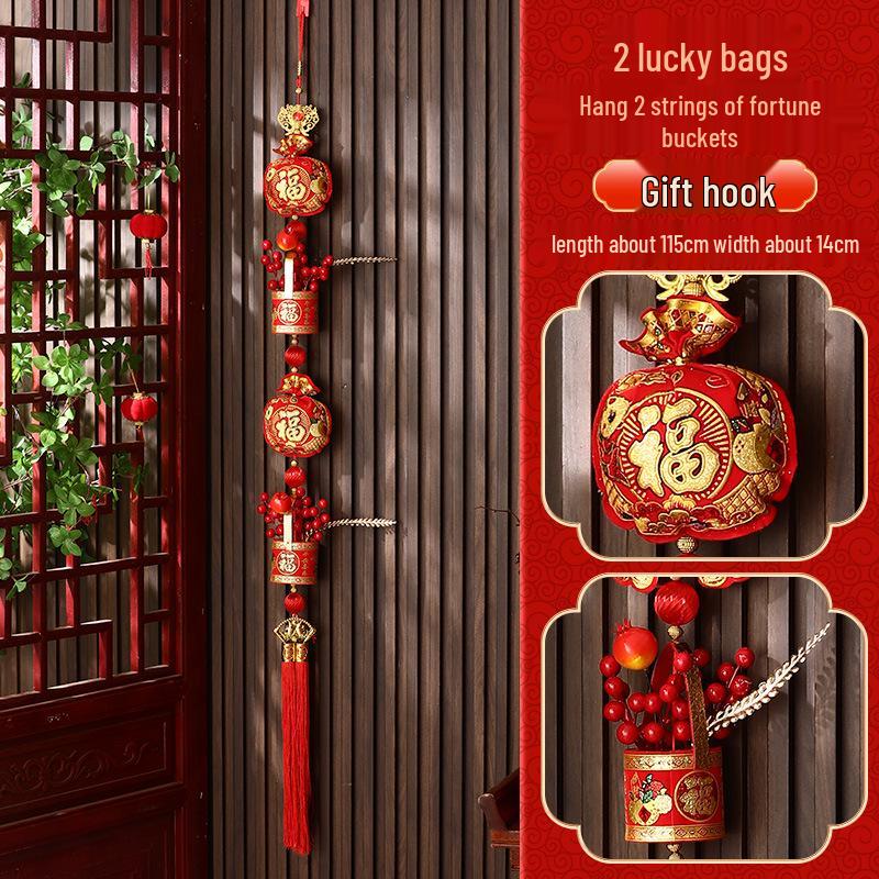 2026 High-End Chinesischer Knoten Fu-Zeichen Anhänger für Neujahr und Frühlingsfest Heimdekoration