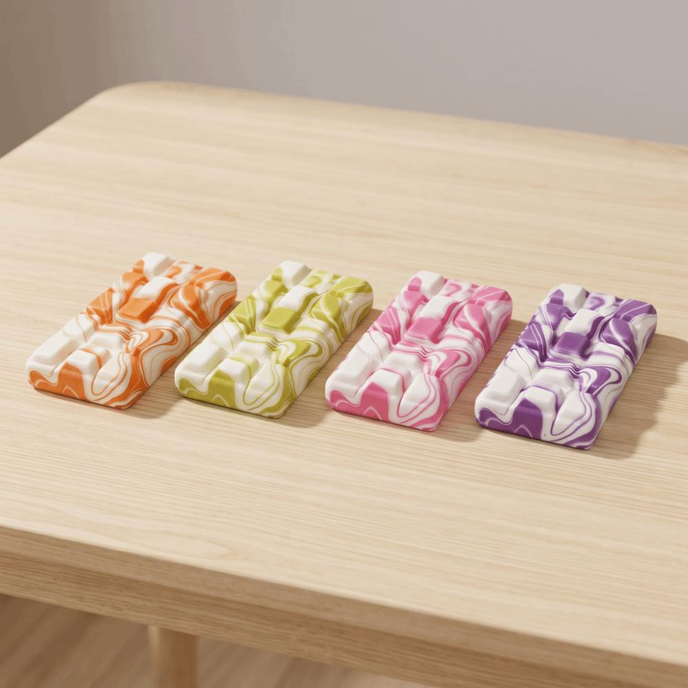 Slow Resbound Chocolate Squishy Toy Chocolate Block Shape Fingertip Toy  Sensory