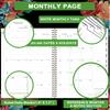 2026 Planner - Planner 2026, Jan. 2026 - Dec. 2026, 9” x 11”, 2026 Planner Weekly and Monthly, 2026 Weekly Monthly Plannr with 12-Month Tabs,