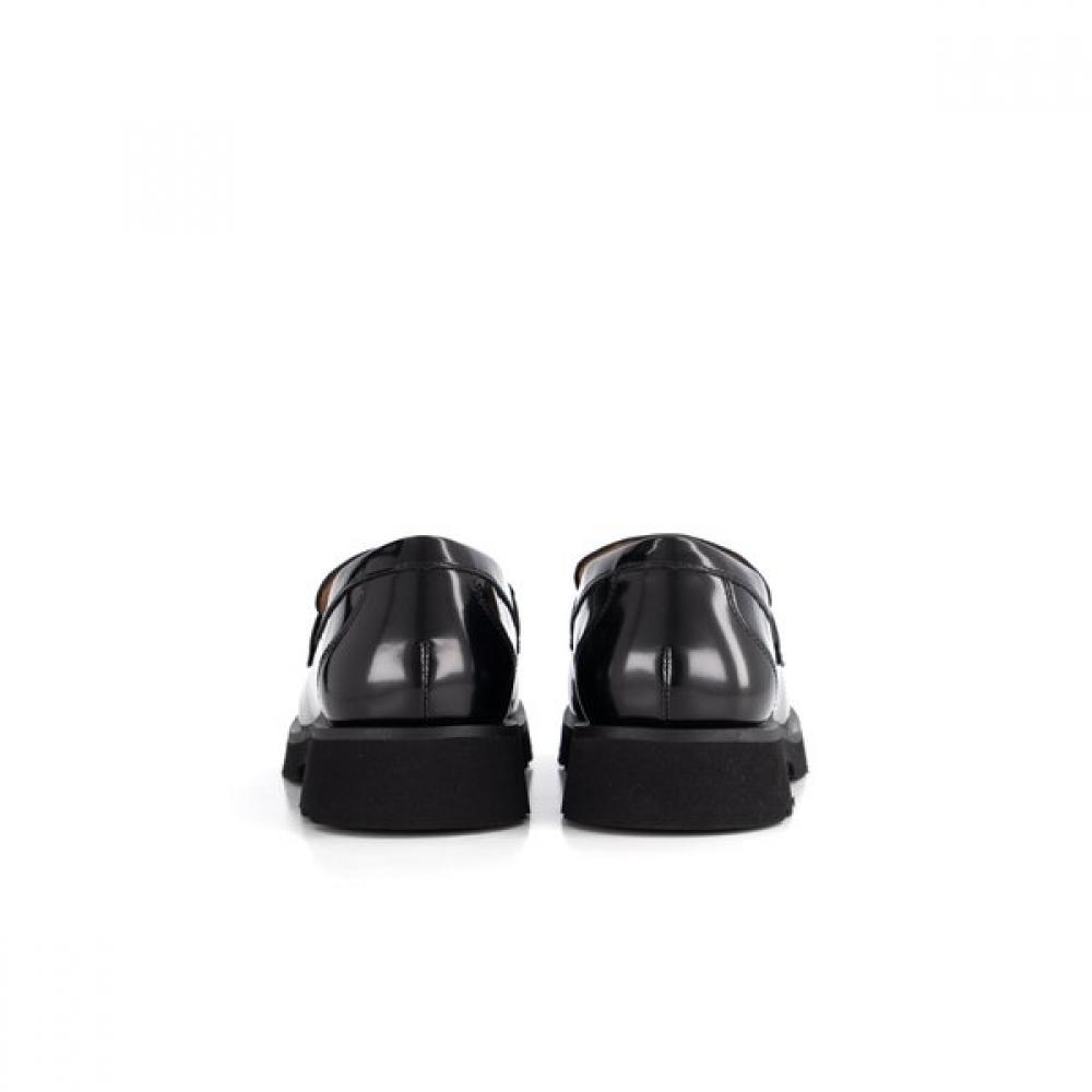 Daks Women S ShoeS 5cm Semi dreSS Chunky Loafer Drf503ba10  Black 