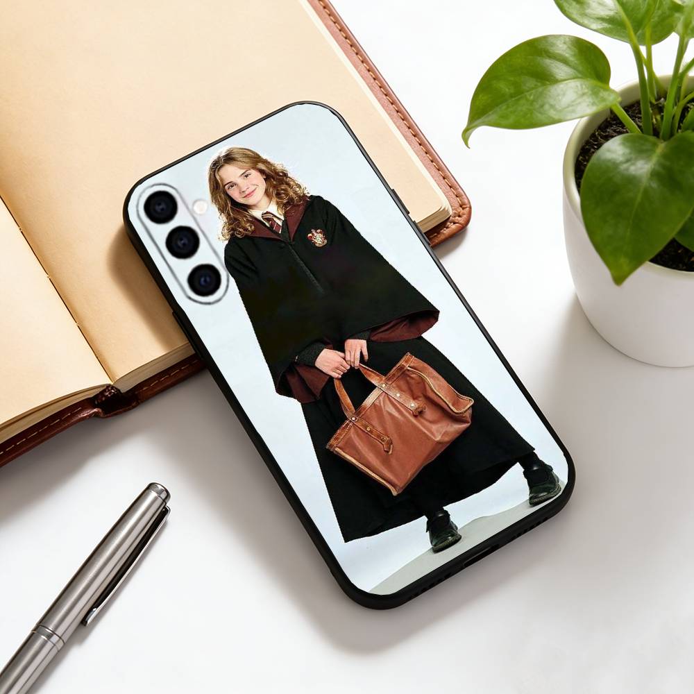Emma Watson Phone Case Black Silicone Soft For Samsung Galaxy A73,A72,A71,A70,A53,A52,A51