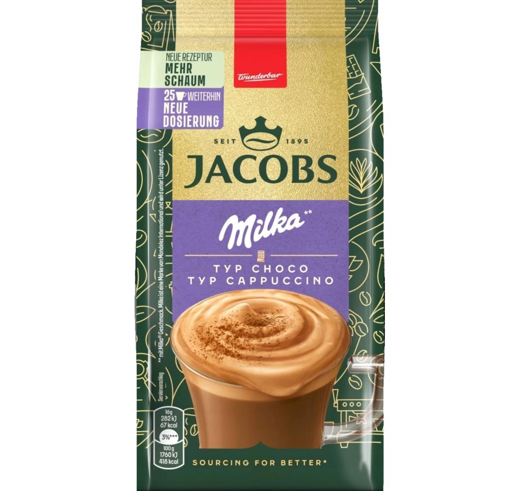 Löslicher Kaffee Cappuccino Schoko Milka 400g - Jacobs