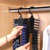 Tie Storage Rack Large Capacity Belt Storage Rack 20 Seat Buckle Wardrobe Scarf Rack Household Multi Grid Belt Tie Storage Rack