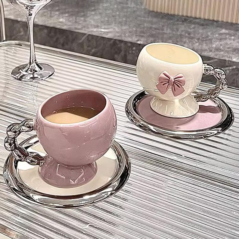 Creative Ceramic Coffee Cup Set High Beauty European Morandi Set Combination
