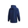 Adidas Jachetă de călătorie Real Madrid cu glugă pentru bărbați îmbrăcăminte exterioară bleumarin-albastru FR3878