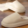2025 Winter New Cotton Slippers Simple Household Indoor Non-slip Warm Thick Bottom