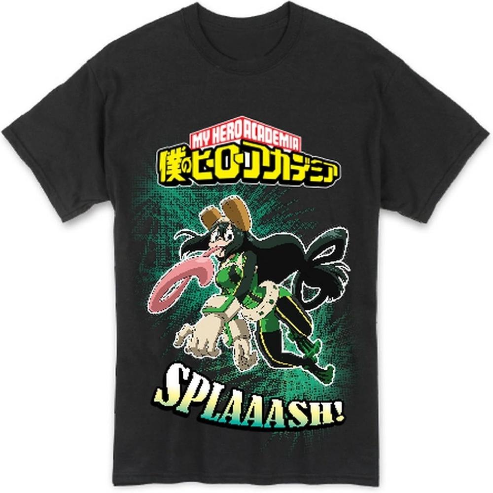 Great Eastern Entertainment My Hero Academia - Tsuyu Asui Froppy Men s Black T-Shirt S