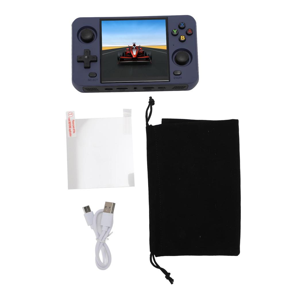 R40S Retro Handheld Game Console IPS Screen Mini Retro Video Console with Over 4000mAh Portable Handheld Retro Game Console - 4-inch 10,000 Built-in