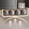 Large Capacity Under Cabinet Storage Rack Carbon Steel Spice Holder  Cabinet